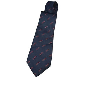 Trifles All Silk Men's Blue Classic Fit Neckwear Tie